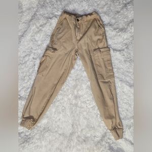 Beige Cargo Pants